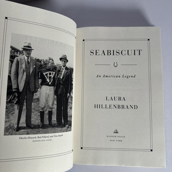 Seabiscuit: An American Legend [Hardcover] Hillenbrand, Laura - Picture 8 of 9